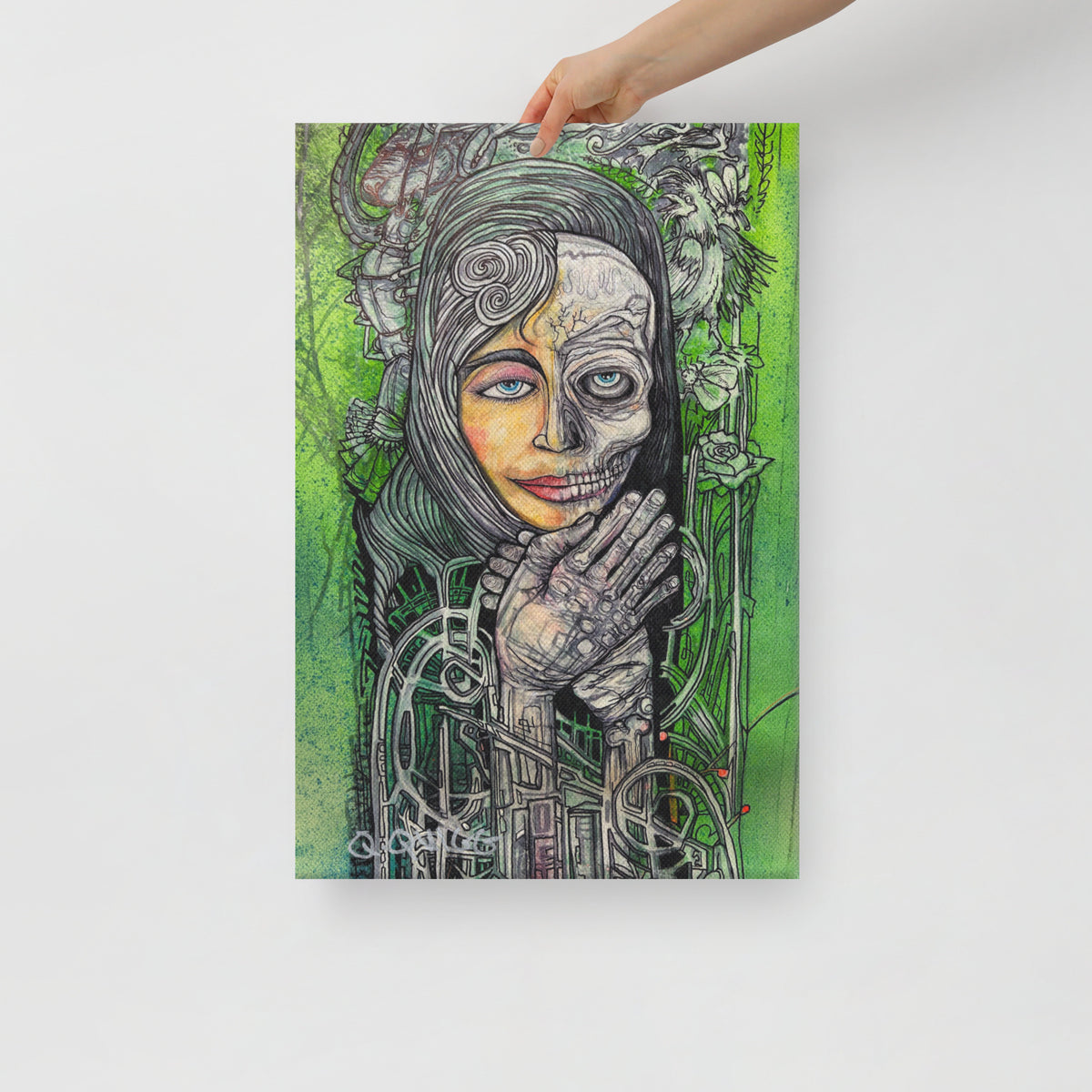 Cygnus Girl - Canvas Print