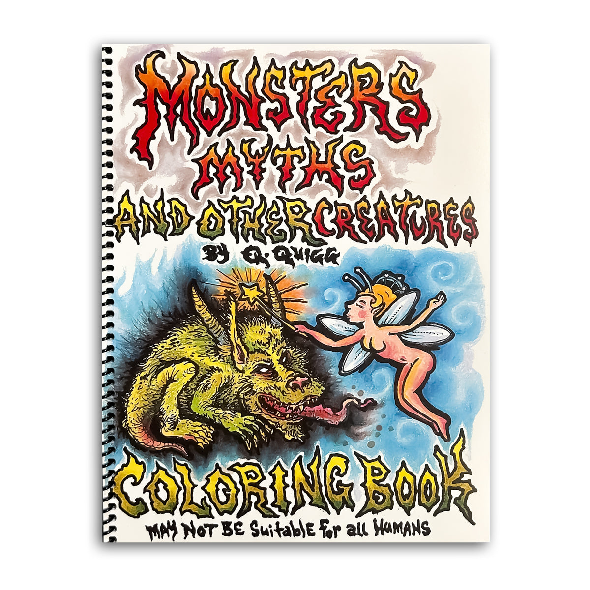Monsters, Myths, and Other Creatures Coloring Book