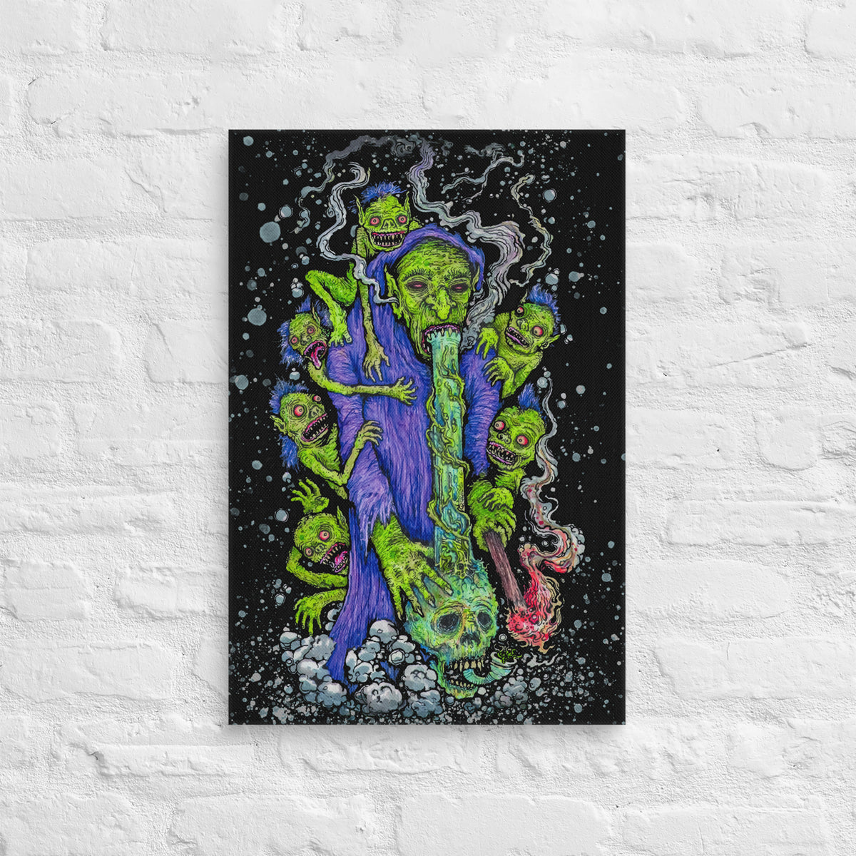 Stump Troll - Canvas Print