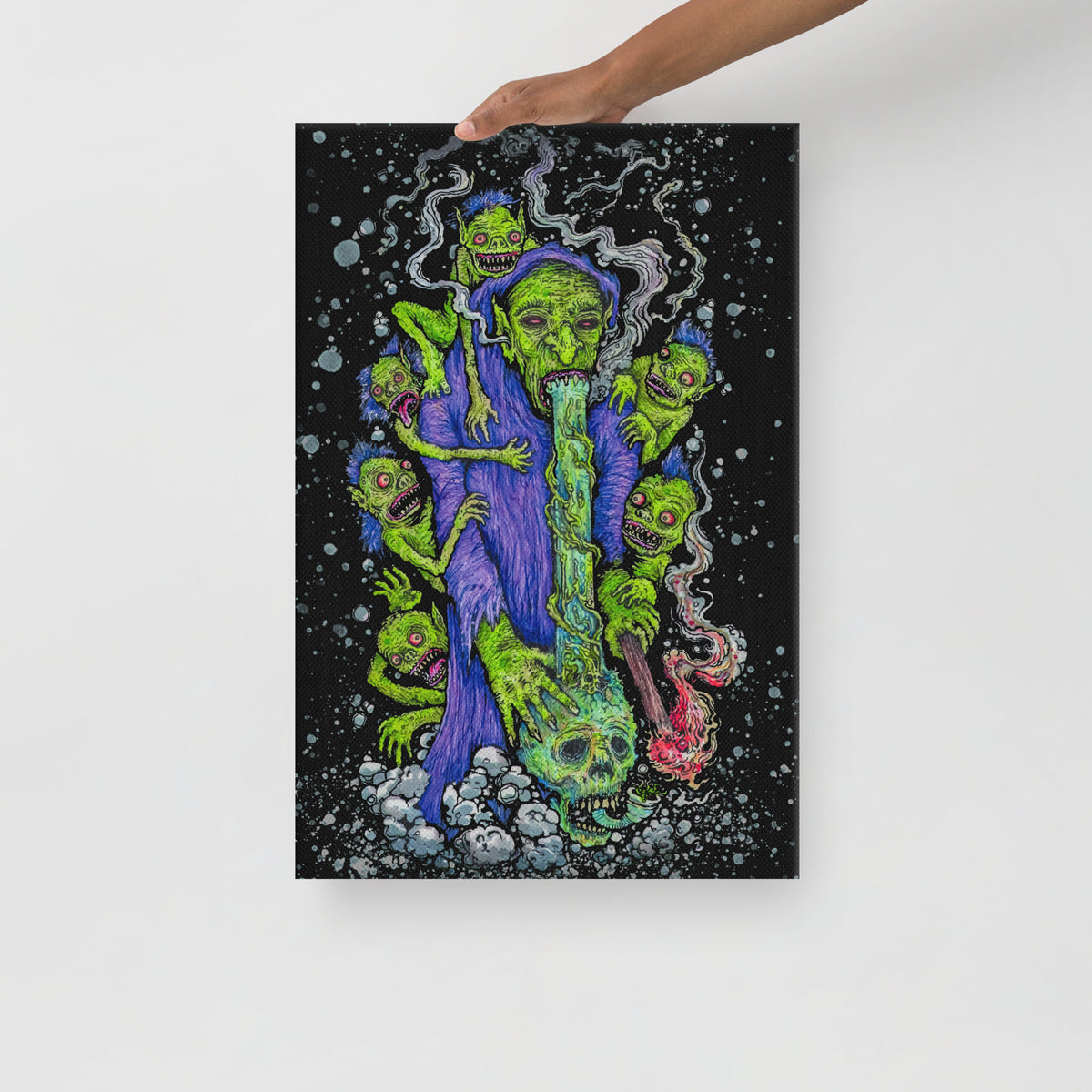 Stump Troll - Canvas Print