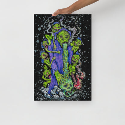 Stump Troll - Canvas Print