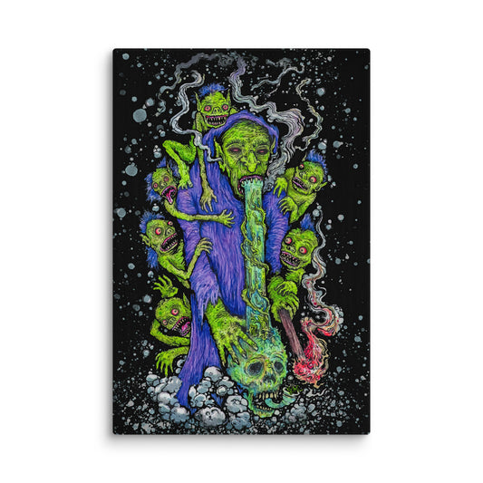 Stump Troll - Canvas Print