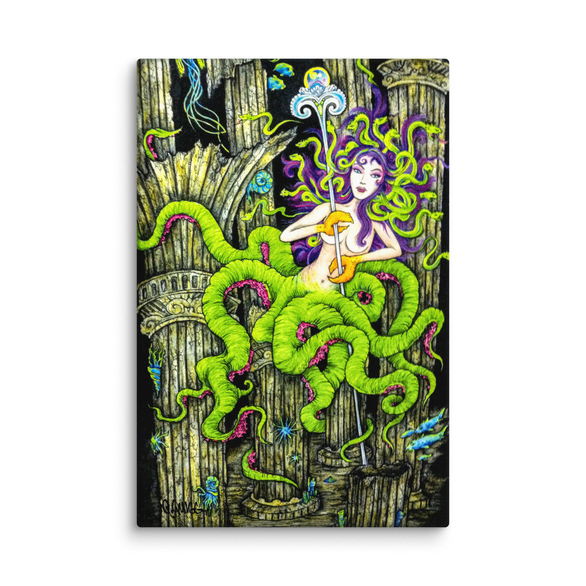Octogoddess - Canvas Print