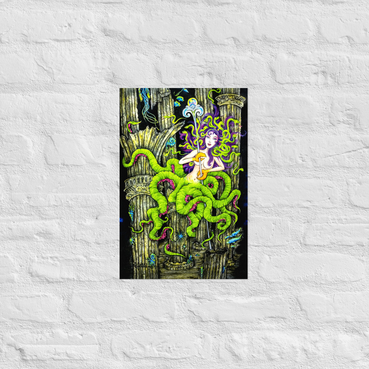 Octogoddess - Matte Paper Print