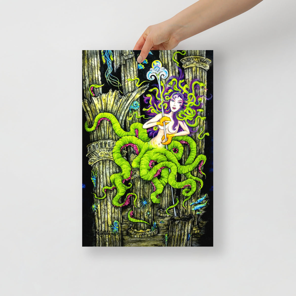 Octogoddess - Matte Paper Print