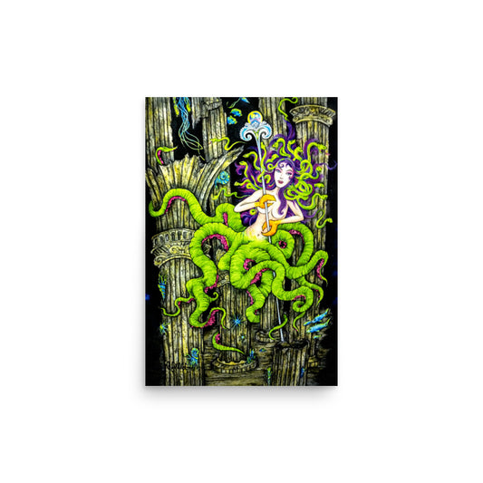 Octogoddess - Matte Paper Print